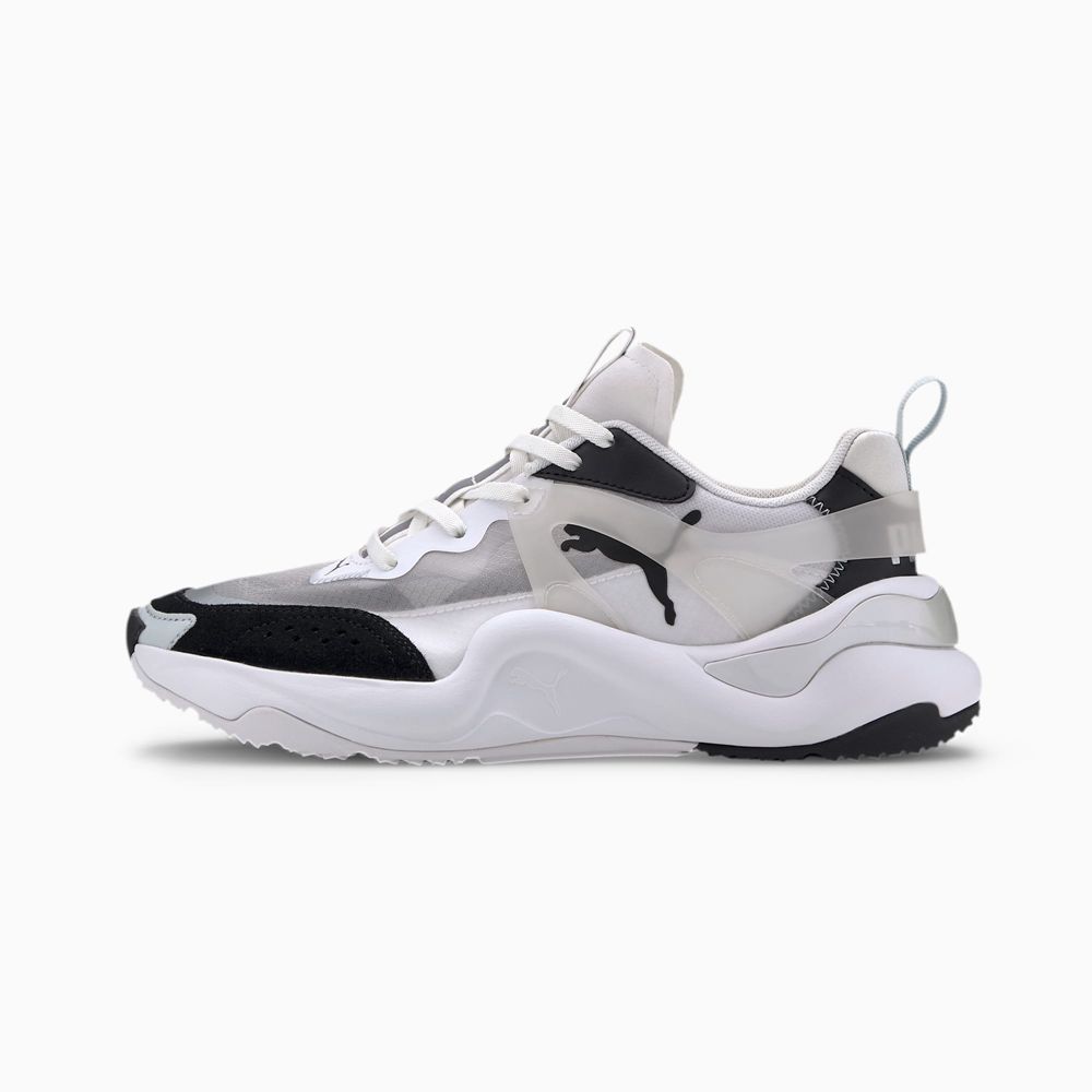 Puma Rise Női Sportcipő - Fekete/Fehér ( Hungary - LSZWN7534 )